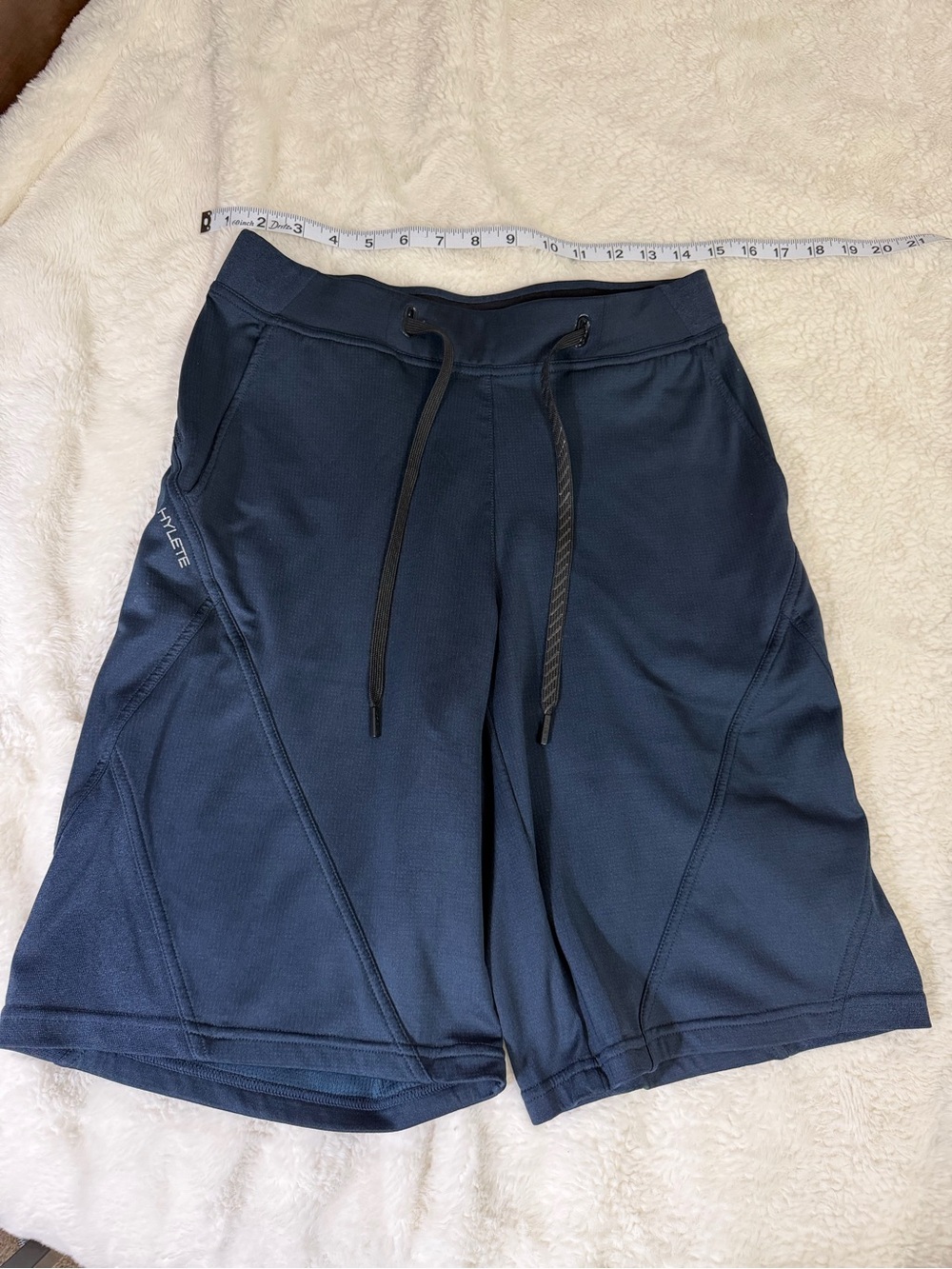 Hylete Navy Blue Men's Athletic Shorts